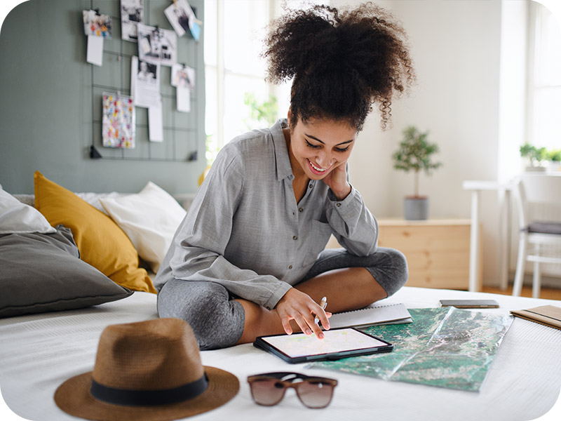 Woman With Laptop